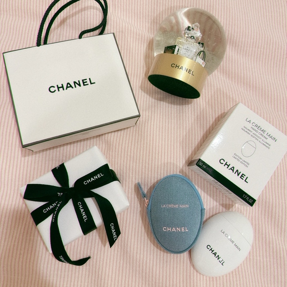 CHANEL LA CRÈME MAIN 2026 Denim Limited Edition (Lotion +Denim pouch)